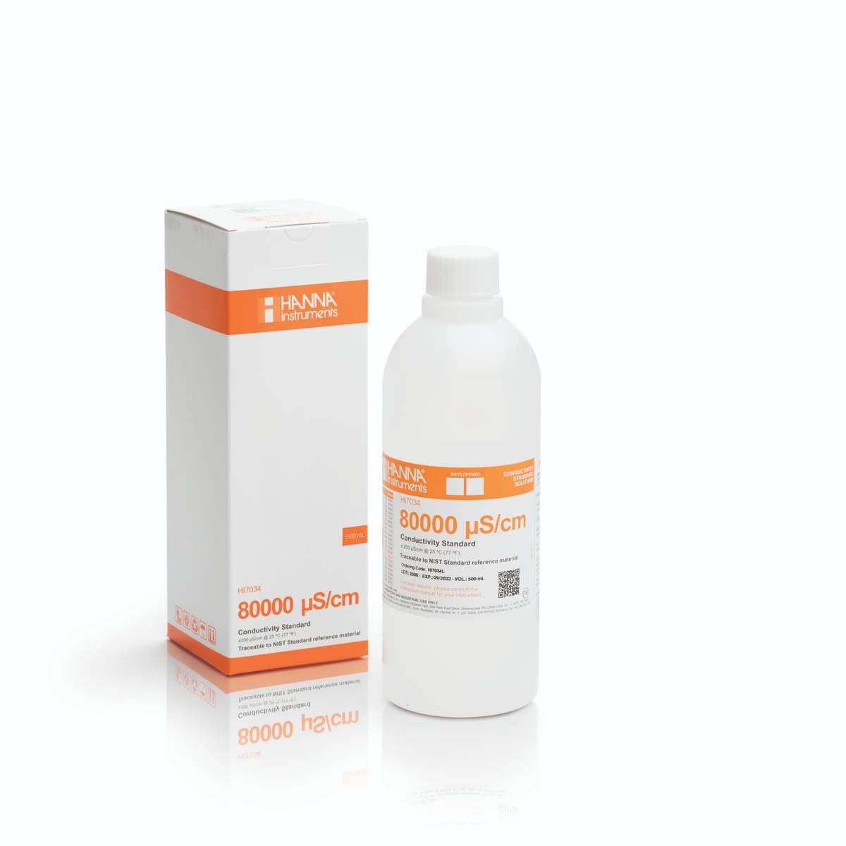 Hanna HI7034L soluție de calibrare a conductivității, 80 mS/cm, 500 ml
