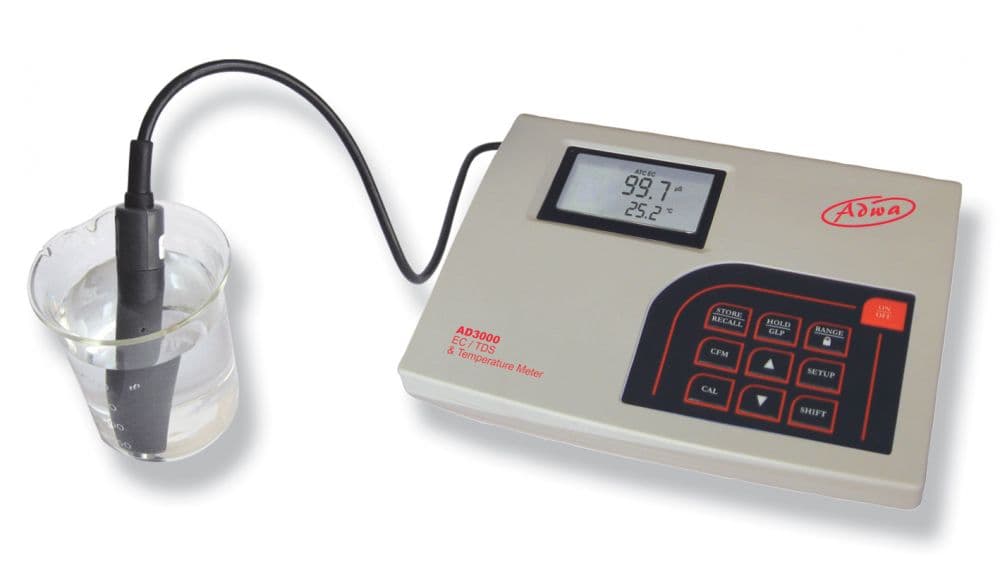 ADWA AD3000 aparat de laborator EC/TDS