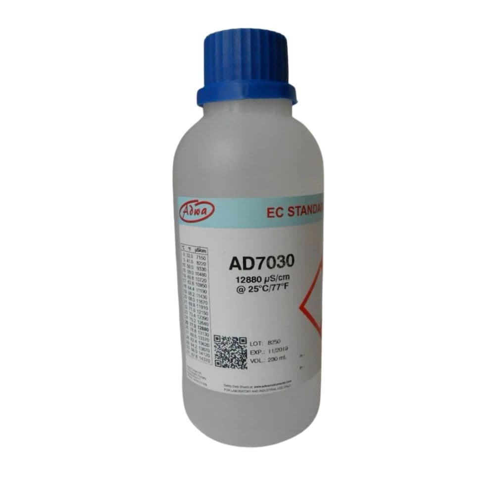ADWA AD7030 soluție de calibrare a conductivității, 12,88 mS/cm, 230 ml