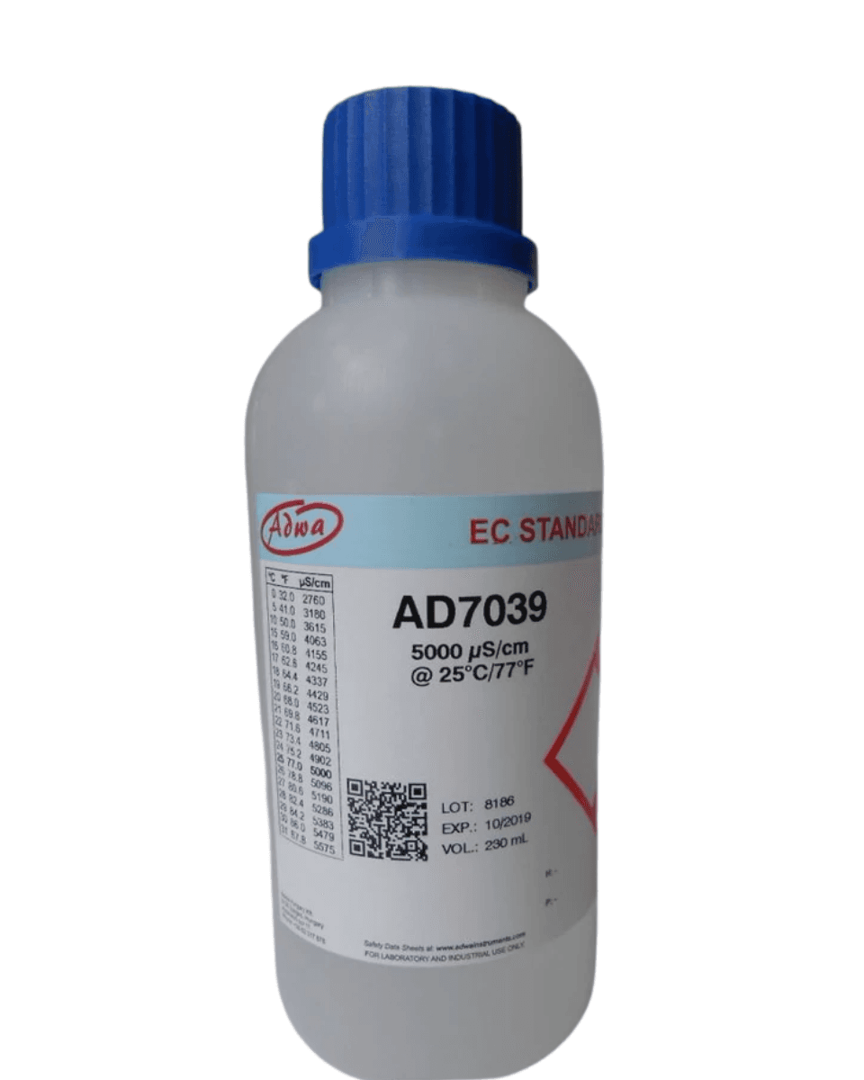 ADWA AD7039 soluție de calibrare a conductivității, 5000 µS/cm, 230 ml