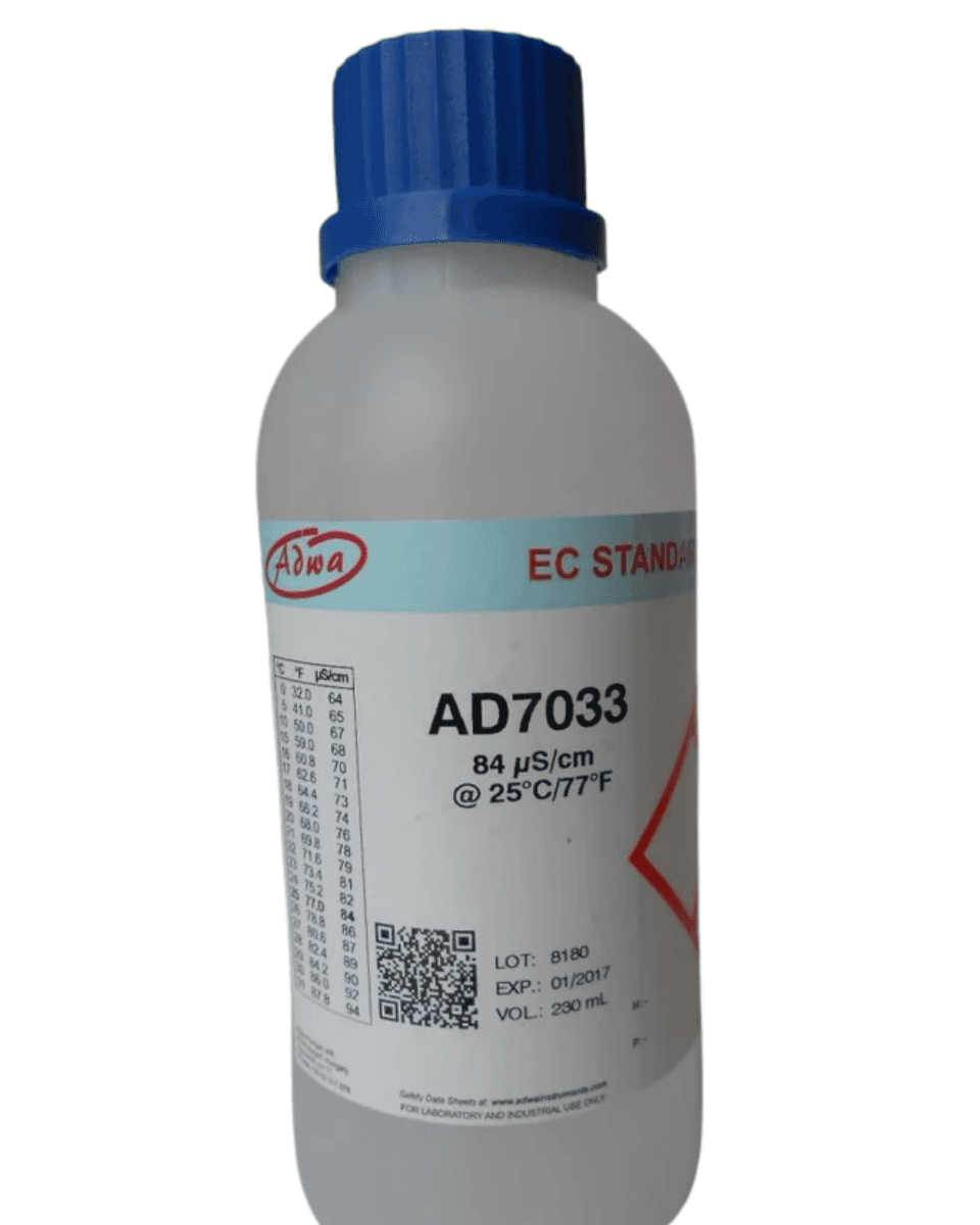 ADWA AD7033 soluție de calibrare a conductivității, 84 µS/cm, 230 ml