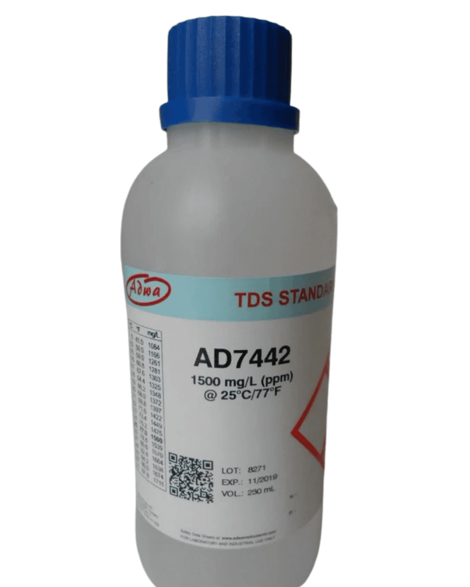 ADWA AD7442 soluție de calibrare TDS, 1500 ppm, 230 ml
